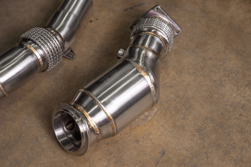 Valvetronic Designs 400 Cell Catted Downpipes – BMW M2 Competition, M3 F80, M4 F82, F83 (S55)