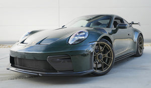 Techart Porsche 992.2 GT3 Front Air Intake Grilles Carbon Matte — nærbilde detalj