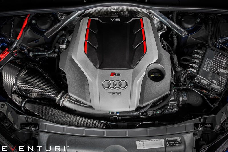 Eventuri Audi B9 RS5/RS4 Black karbon luftinntak med secondary duct