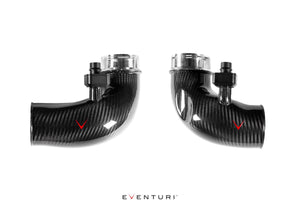 Eventuri BMW F9X M5 M8 Turbo Inlets Carbon Fiber — oversikt