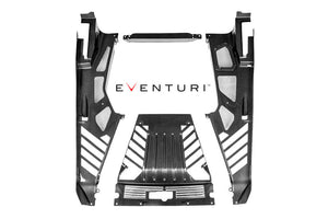 Eventuri Lamborghini Huracan karbon Engine Cover sett Matte Finish