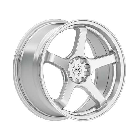 SixNine EVO-ONE felgsett - BMW 2-serie G42 - HyperSilver - foran, halvvinkel