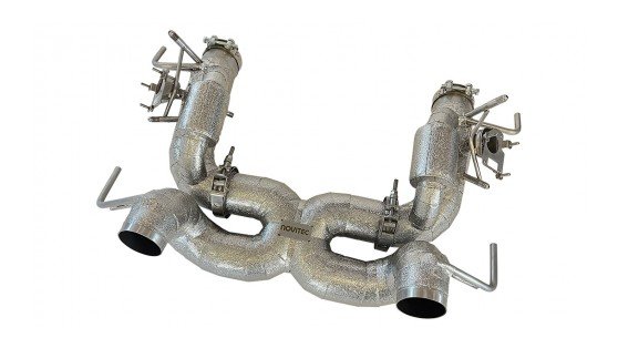 Novitec Ferrari SF90/XX Power eksossystem - Inconel Gold Plated - med flap-regulation