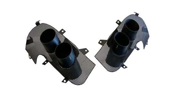 Novitec Ferrari Portofino M NOVITEC eksospotter (set of 2) med new mesh-Insert polished