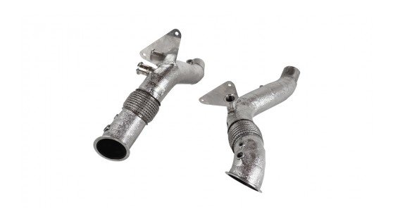 Novitec Ferrari F8 katalysatorer-Replacement Pipes Set - Gold Plated