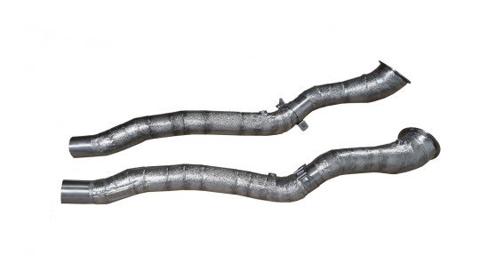 Novitec Ferrari SP1 / SP2 katalysatorer-Replacement Pipes Set - Gold Plated - med OPF