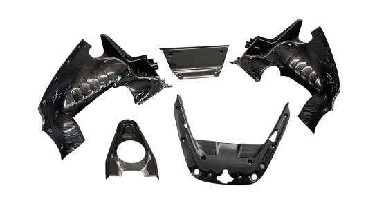 Novitec Ferrari SF90 cover engine bay visible karbon for Spider