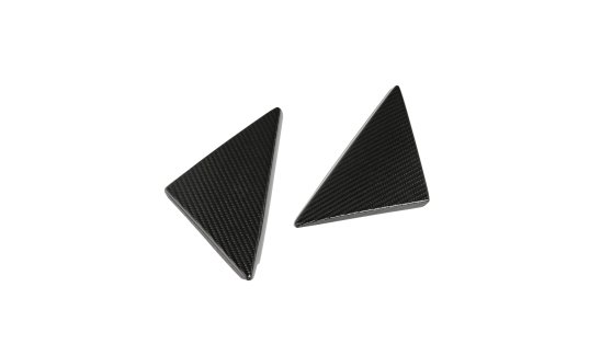 Novitec Ferrari 296 triangle cover for side window visible karbon