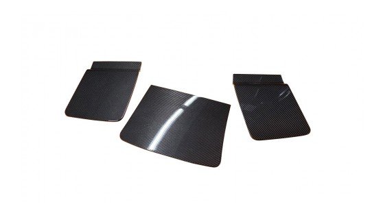 Novitec Ferrari F8 cover for rear diffusor air-opening (3 parts) visible karbon