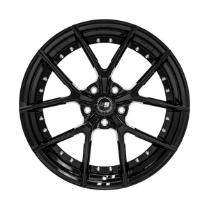 SixNine FF-ONE felgsett - BMW 2-serie G42 - GlossyBlack - foran, forfra