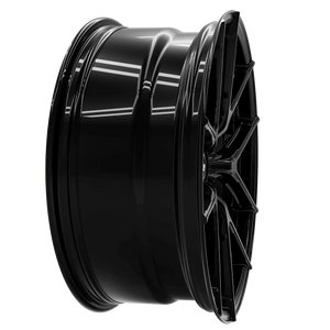 SixNine FF-ONE felgsett - VW Transporter T5 / T6 - GlossyBlack - sidebilde