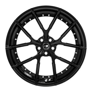 SixNine FF-ONE felgsett - Audi RS6/RS7 C8 - GlossyBlack - forfra