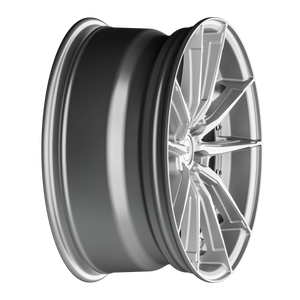 SixNine FF-THREE felgsett - BMW 2-serie G42 - HyperSilver - foran, sidebilde