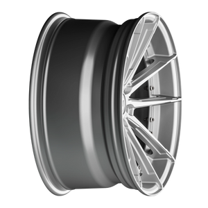 SixNine FF-THREE felgsett - BMW M3 F80 / M4 F82 - HyperSilver - foran, sidebilde