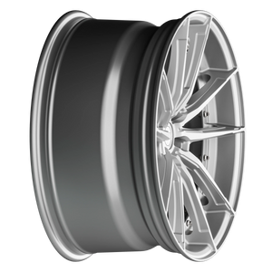 SixNine FF-THREE felgsett - BMW M5 F90 - HyperSilver - foran, sidebilde