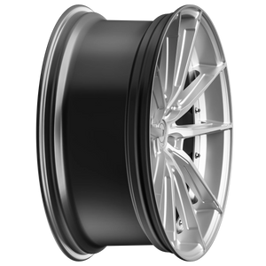 SixNine FF-THREE felgsett - BMW X5/X6/X7 G05/G06/G07 - HyperSilver - foran, sidebilde