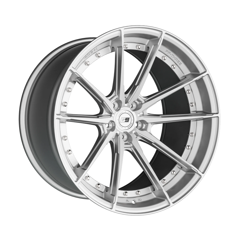 SixNine FF-THREE felgsett - BMW X5 M / X6 M G05/G06 - HyperSilver - halvvinkel