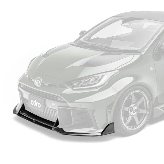ADRO Toyota GR Yaris Gen 2 Front Lip Carbon Fiber — frontperspektiv