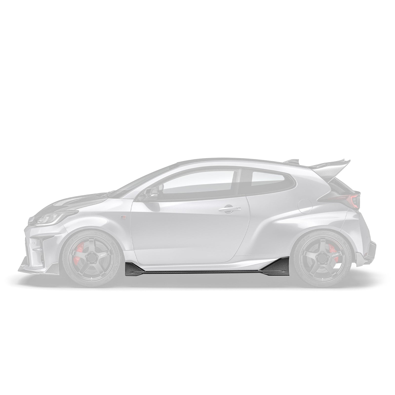 ADRO Toyota GR Yaris Side Skirts Carbon Fiber — sideperspektiv