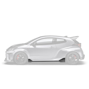 ADRO Toyota GR Yaris Side Skirts Carbon Fiber — sideperspektiv