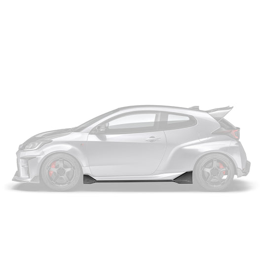 ADRO Toyota GR Yaris Side Skirts Carbon Fiber — sideperspektiv