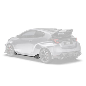 ADRO Toyota GR Yaris Side Skirts — installert på bil