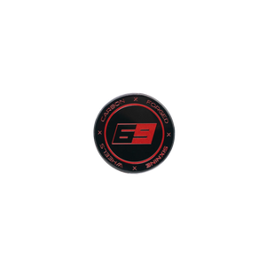 SixNine navdeksler for FF-ONE og EVO-ONE felger - GlossyBlack-X-Red