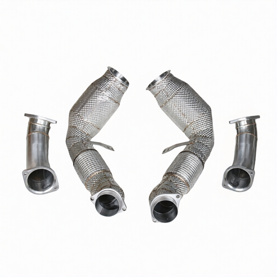 Kong Catted Downpipe med varmeskjold – BMW M5 G90/G99 (S68) 2025+