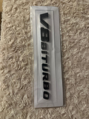 Svart AMG Emblem Sett – C63S / V8 BITURBO – Komplett Kit KONG PERFORMANCE