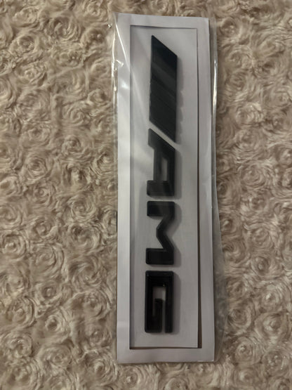 Svart AMG Emblem Sett – C63S / V8 BITURBO – Komplett Kit