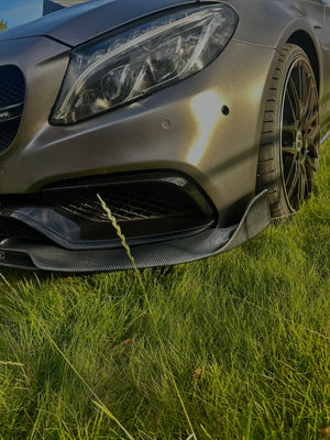 KONG Carbon B Style Frontleppe – Mercedes-AMG C63 W205 Sedan/Stasjonsvogn (2015–2021) KONG PERFORMANCE
