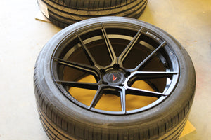 Ferrada F8-FR8 20" Felgsett i Matt Svart - BMW X5 F15 2014-2018