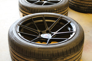 Ferrada F8-FR8 20" Felgsett i Matt Svart - BMW X5 F15 2014-2018