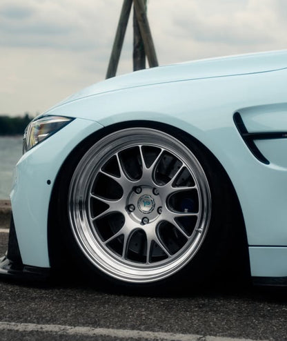 YP Forged+R CS1.1 Ultra Deep Lip 19” Sølv Felgsett – F87 M2 Fitment (Passer også F80/F82)