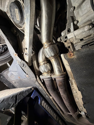 KONG Exhaust Catless Downpipe — BMW M3 F80 / M4 F82 (S55) 2014+