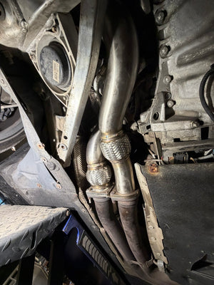 KONG Exhaust Catless Downpipe — BMW M3 F80 / M4 F82 (S55) 2014+
