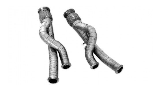 Novitec Lamborghini Aventador SVJ / Ultimae cat-replacement pipe (2 pieces) to use med NOVITEC eksos og original eksos