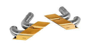Novitec Lamborghini Urus SE eksospotter (4 pieces) for NOVITEC- og original eksos gold-plated med 999 fine gold