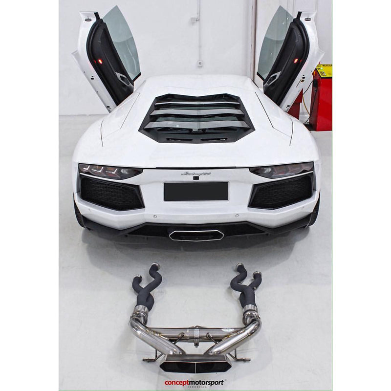 QuickSilver Lamborghini Aventador LP700-4 og LP720-4 katalysator-erstatningsrør - Ceramic