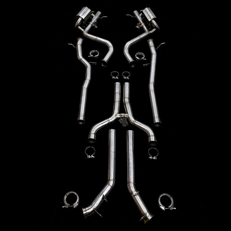 BlackBoost Valved Exhaust System – Mercedes-AMG E63 / E63S (W213/S213, M177) KONG PERFORMANCE