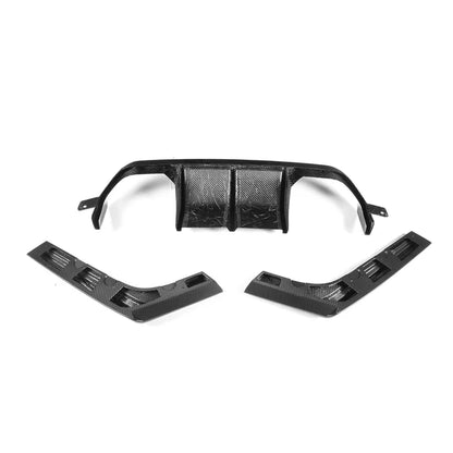 MHC+ BMW M3/M4 Aggressive 3-Piece Rear Diffuser – Pre-preg Carbon Fibre (F80/F82/F83)