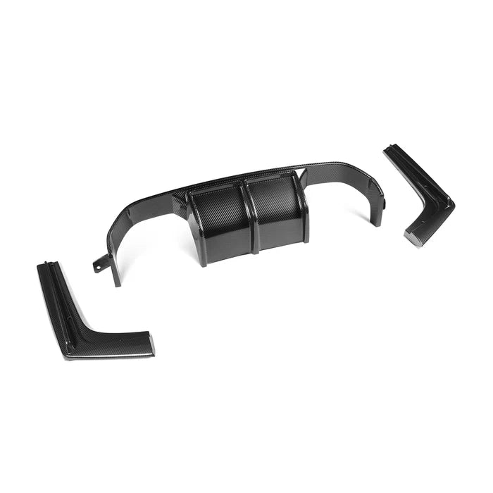 MHC+ BMW M3/M4 Aggressive 3-Piece Rear Diffuser – Pre-preg Carbon Fibre (F80/F82/F83)