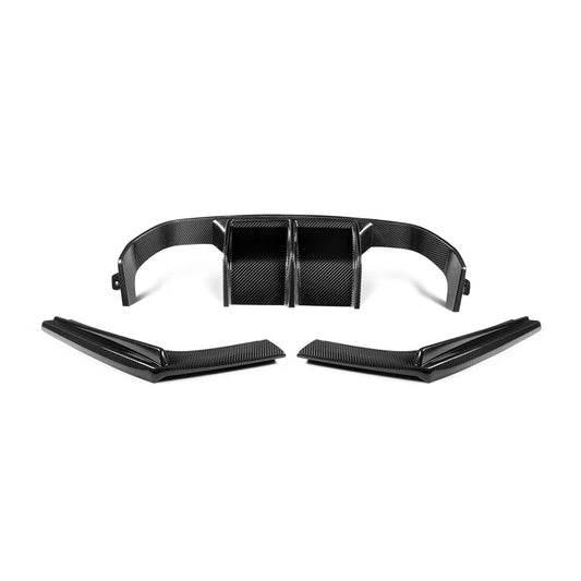 MHC+ BMW M3/M4 Aggressive 3-Piece Rear Diffuser – Pre-preg Carbon Fibre (F80/F82/F83)