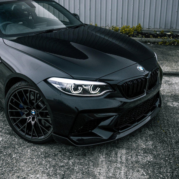 MHC+ BMW M2 Competition Performance Style Front Splitter i Gloss Pre-Preg Carbon (F87C)