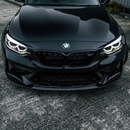 MHC+ BMW M2 Competition Performance Style Front Splitter i Gloss Pre-Preg Carbon (F87C)