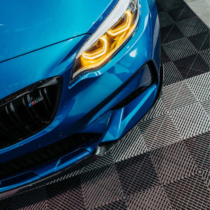 MHC+ BMW M2 Competition Performance Style Front Splitter i Gloss Pre-Preg Carbon (F87C)