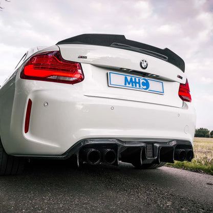 MHC+ BMW M2/2 Series Ducktail Rear Spoiler – pre-preg carbon (F22/F87)