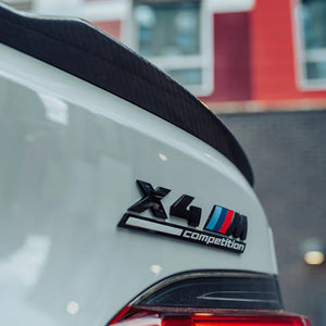 MHC+ BMW X4M CS Style Rear Spoiler i pre-preg carbon (F98/G02) KONG PERFORMANCE