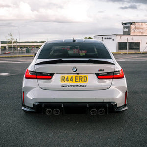 MHC+ BMW M3 Ducktail Style Rear Spoiler i pre-preg carbon (G80) KONG PERFORMANCE