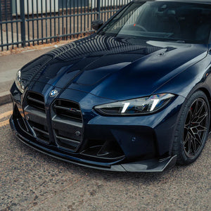 MHC+ BMW M3/M4 CS Style Front Splitter – Pre-preg carbon fibre (G80/G81/G82/G83) KONG PERFORMANCE